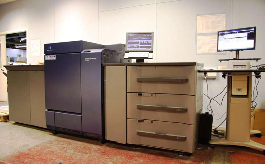 Konica Minolta C1085 is the most powerful digital color machine for massive printing tasks