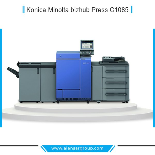 Konica Minolta bizhub Press C1085 ماكينة طباعة ديجيتال الوان استيراد استعمال الخارج