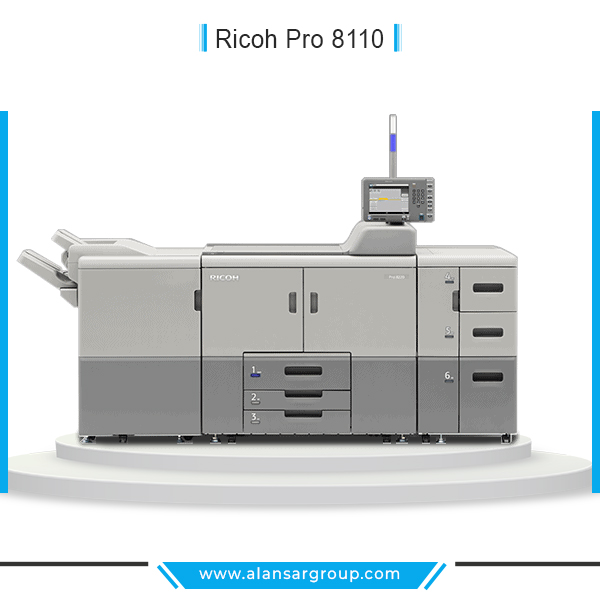 Ricoh Pro 8110 ماكينة طباعة ديجيتال - ابيض و اسود - استيراد استعمال الخارج