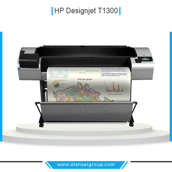 HP Designjet T1300 ماكينة لوحات هندسية الوان استيراد استعمال الخارج
