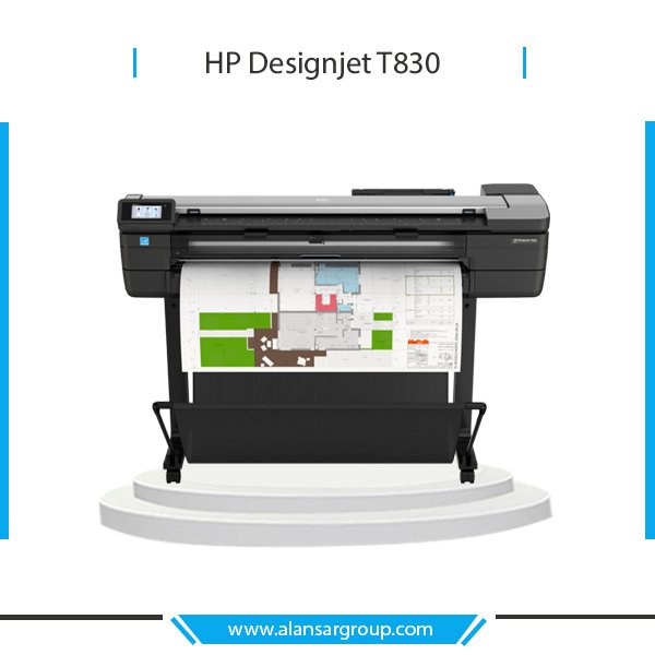 HP DesignJet T830 بلوتر ألوان جديد متعدد الوظائف