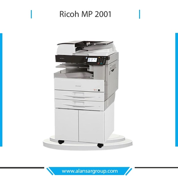 Ricoh MP 2001 ماكينة تصوير مستندات ابيض واسود - عداد مميز