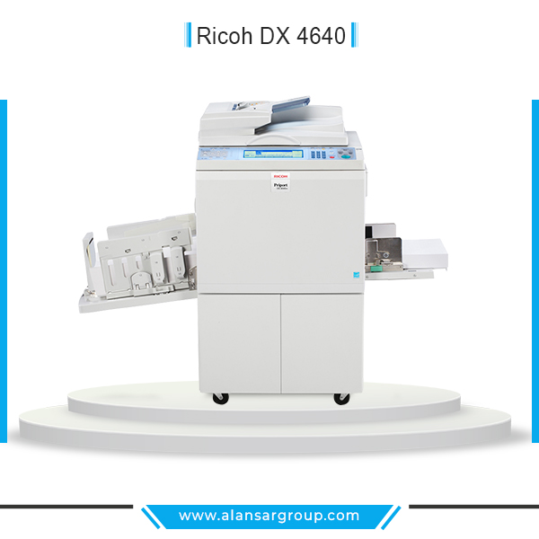 Ricoh DX4640 ماكينة طباعة تصويرية استعمال الخارج