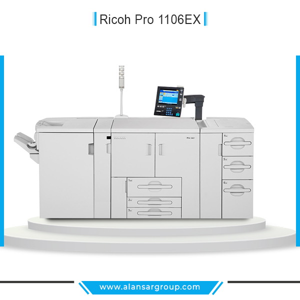 Ricoh Pro 1106EX ماكينة طباعة ديجيتال أبيض و أسود استعمال الخارج